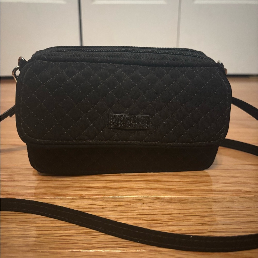 VERA BRADLEY Black All In One Side Purse/Wallet